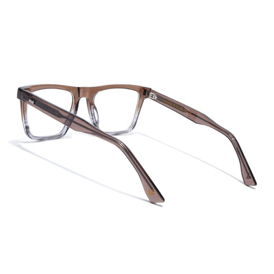 Voyage Glaze Brown Wayfarer Eyeglasses for Men & Women (FPK26017FMG8141)