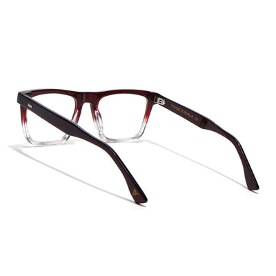 Voyage Glaze Red Wayfarer Eyeglasses for Men & Women (FPK26017FMG8142)