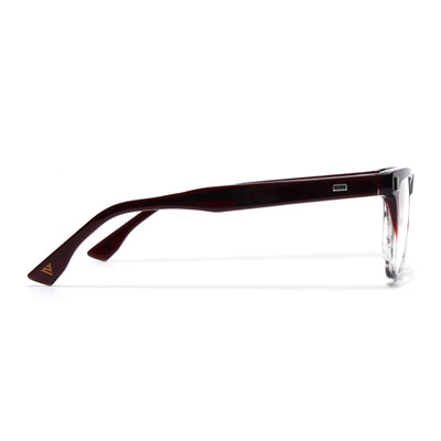Voyage Glaze Red Wayfarer Eyeglasses for Men & Women (FPK26017FMG8142)