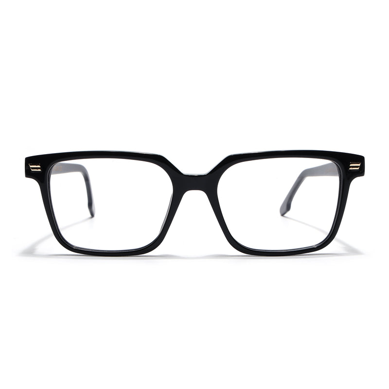 Voyage Glaze Black Wayfarer Eyeglasses for Men & Women (FPK26018FMG8089)