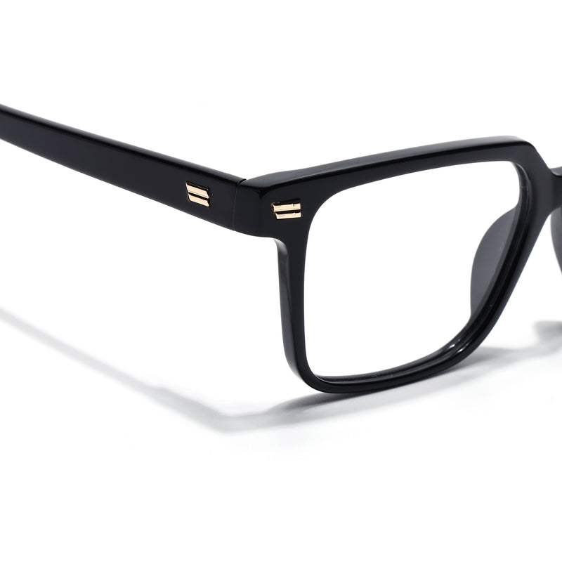 Voyage Glaze Black Wayfarer Eyeglasses for Men & Women (FPK26018FMG8089)