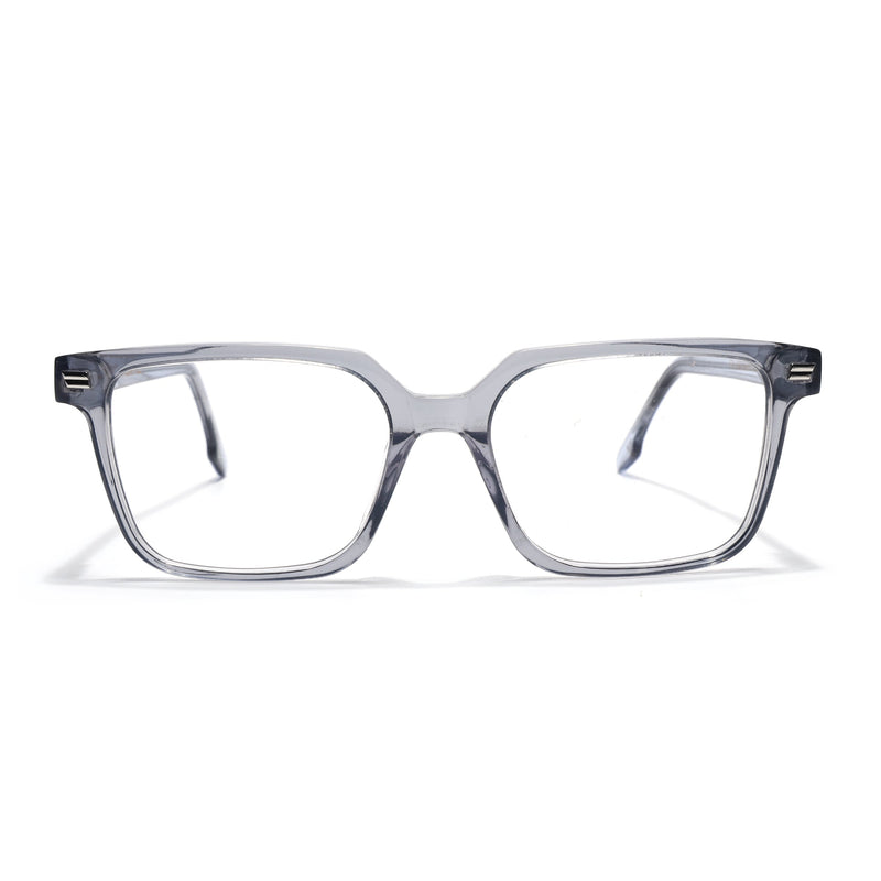 Voyage Glaze Grey Wayfarer Eyeglasses for Men & Women (FPK26018FMG8090)