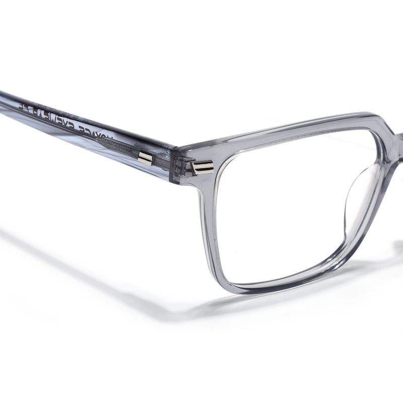 Voyage Glaze Grey Wayfarer Eyeglasses for Men & Women (FPK26018FMG8090)