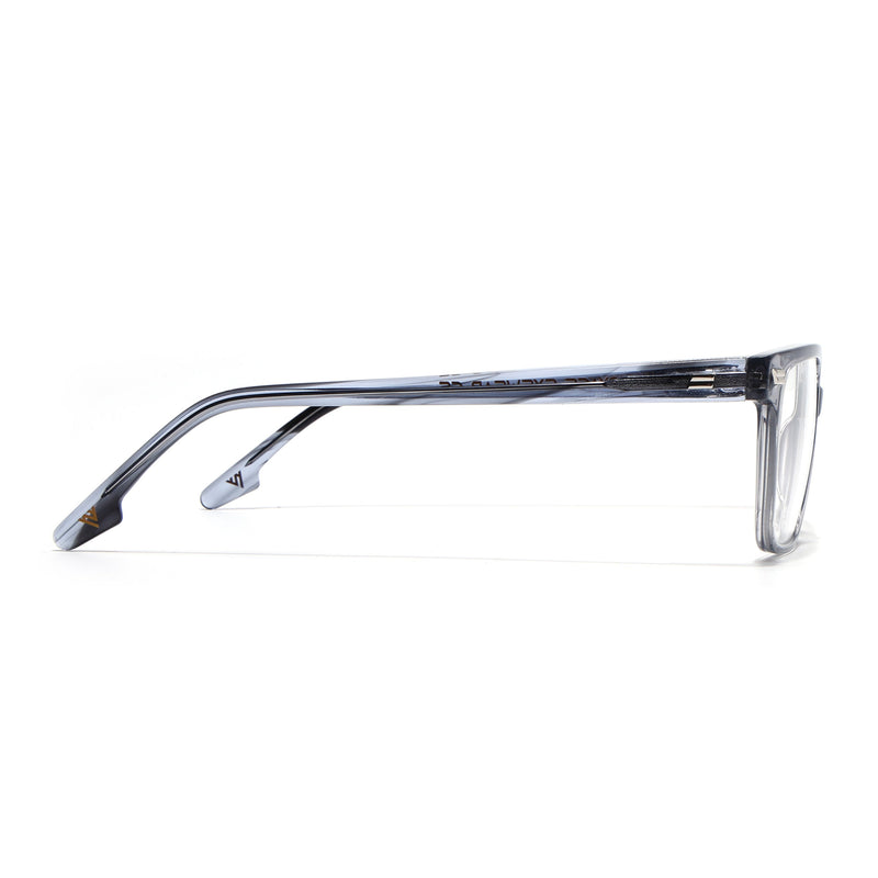 Voyage Glaze Grey Wayfarer Eyeglasses for Men & Women (FPK26018FMG8090)