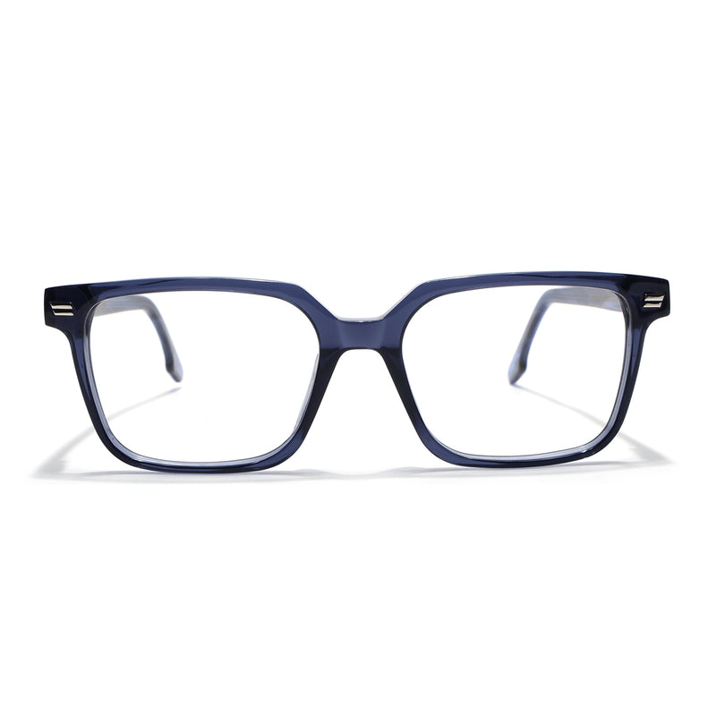 Voyage Glaze Blue Wayfarer Eyeglasses for Men & Women (FPK26018FMG8091)