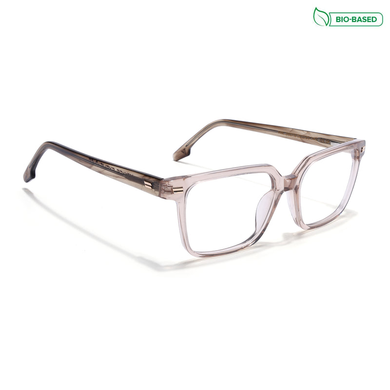 Voyage Glaze Brown Wayfarer Eyeglasses for Men & Women (FPK26018FMG8092)