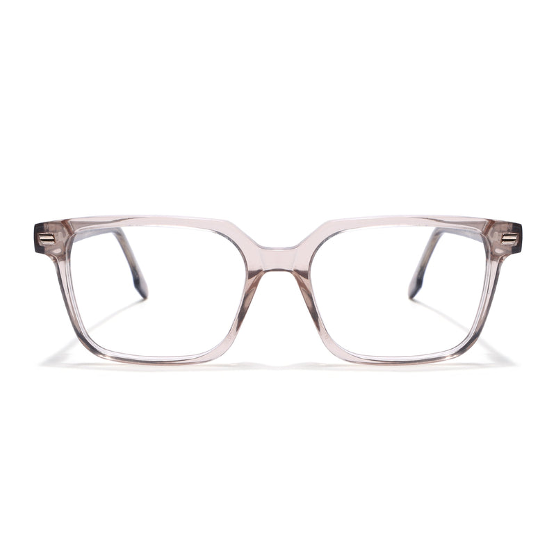 Voyage Glaze Brown Wayfarer Eyeglasses for Men & Women (FPK26018FMG8092)