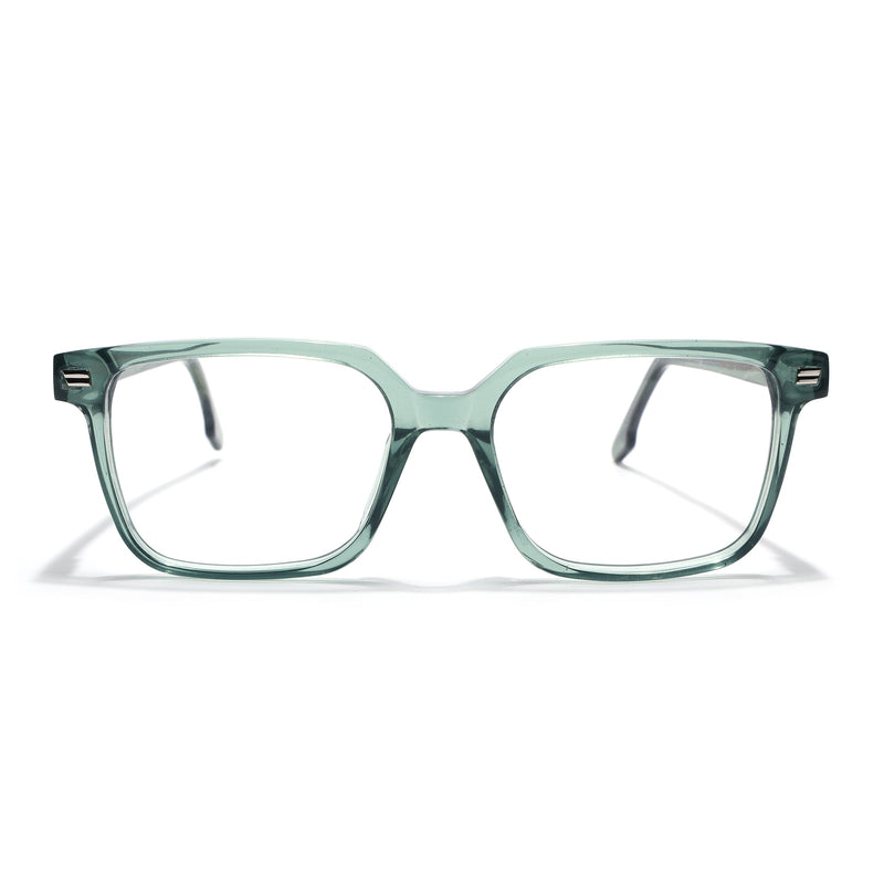 Voyage Glaze Green Wayfarer Eyeglasses for Men & Women (FPK26018FMG8093)
