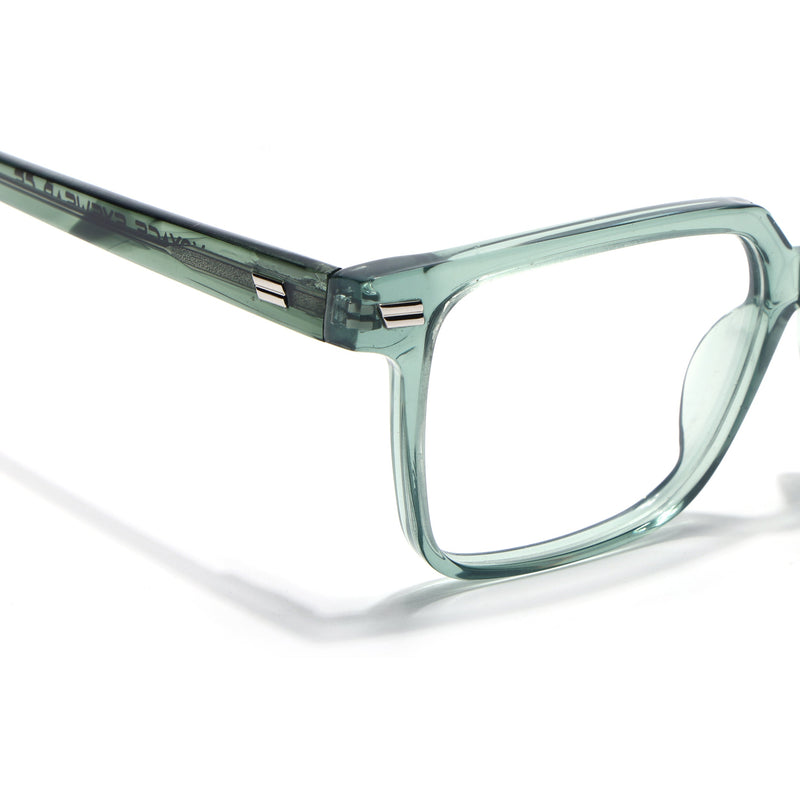 Voyage Glaze Green Wayfarer Eyeglasses for Men & Women (FPK26018FMG8093)