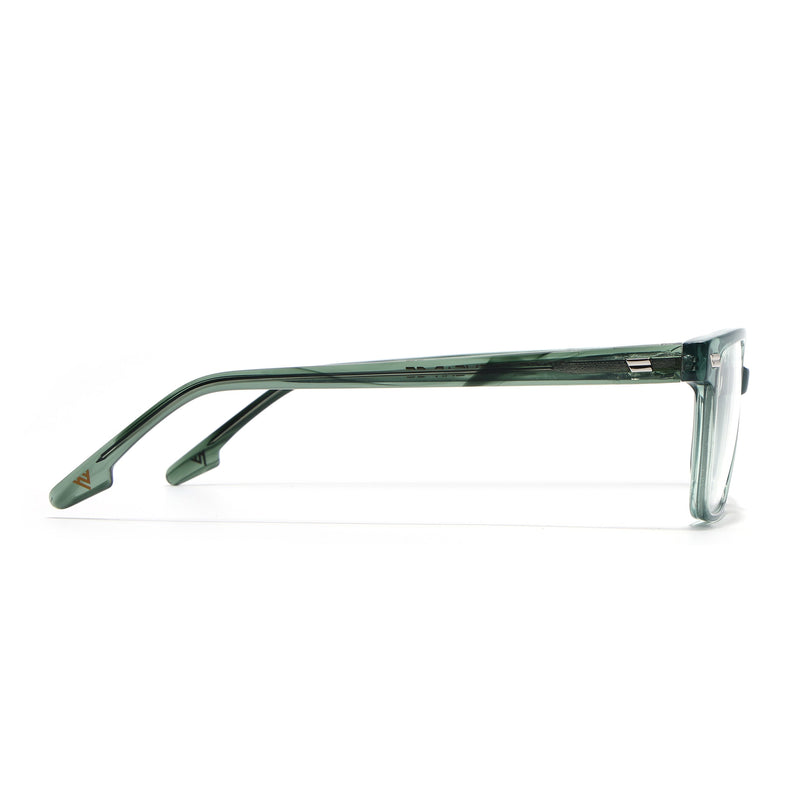 Voyage Glaze Green Wayfarer Eyeglasses for Men & Women (FPK26018FMG8093)