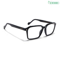 Voyage Glaze Black Wayfarer Eyeglasses for Men & Women (FPK26019FMG8114)