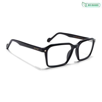 Voyage Glaze Black Wayfarer Eyeglasses for Men & Women (FPK26019FMG8114)