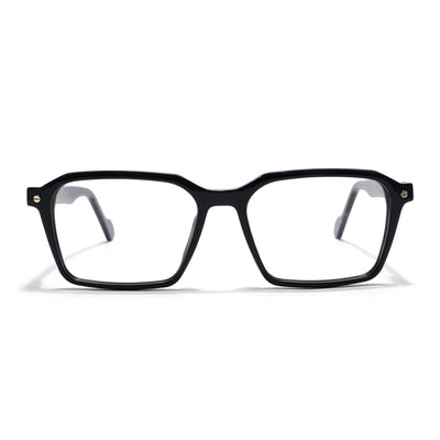 Voyage Glaze Black Wayfarer Eyeglasses for Men & Women (FPK26019FMG8114)