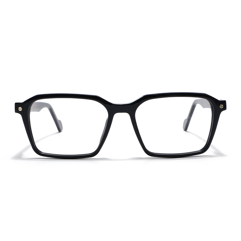 Voyage Glaze Black Wayfarer Eyeglasses for Men & Women (FPK26019FMG8114)