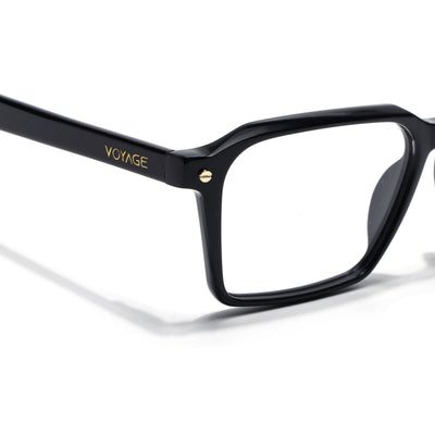 Voyage Glaze Black Wayfarer Eyeglasses for Men & Women (FPK26019FMG8114)