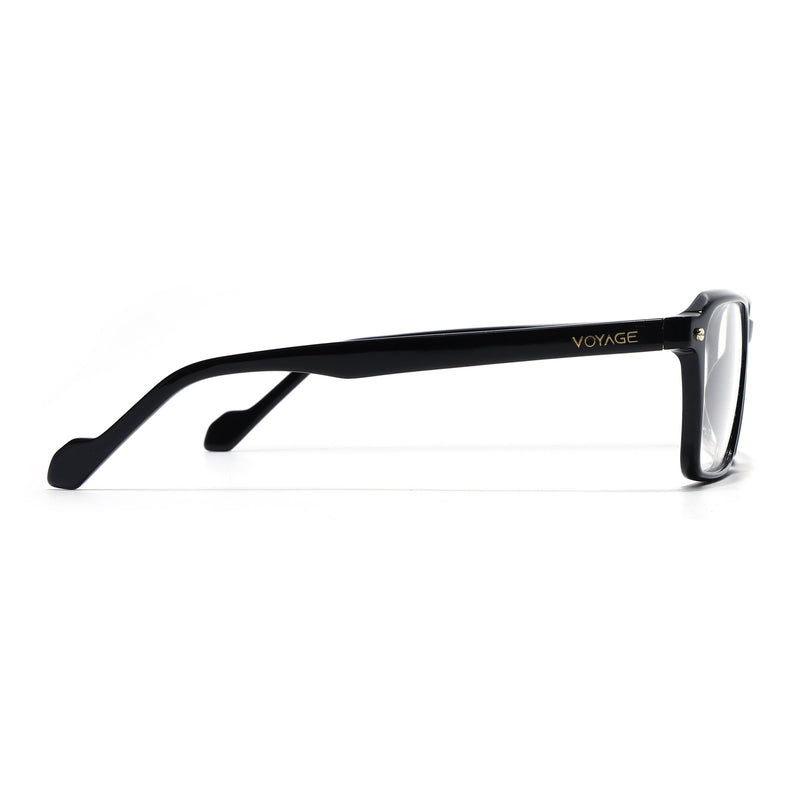 Voyage Glaze Black Wayfarer Eyeglasses for Men & Women (FPK26019FMG8114)