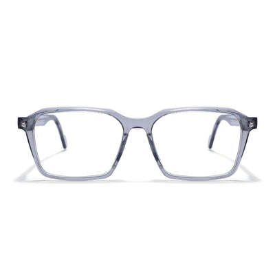 Voyage Glaze Grey Wayfarer Eyeglasses for Men & Women (FPK26019FMG8115)