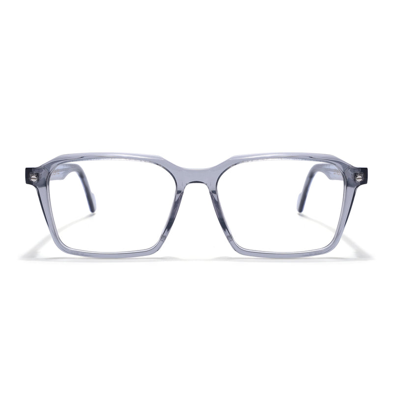 Voyage Glaze Grey Wayfarer Eyeglasses for Men & Women (FPK26019FMG8115)