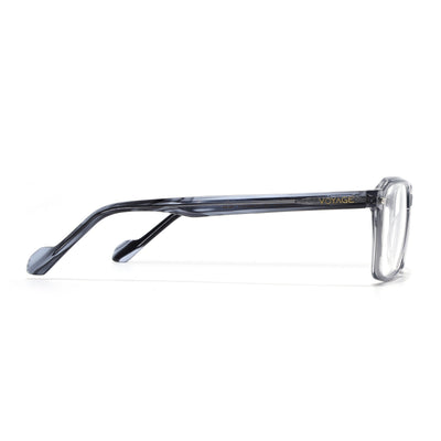 Voyage Glaze Grey Wayfarer Eyeglasses for Men & Women (FPK26019FMG8115)