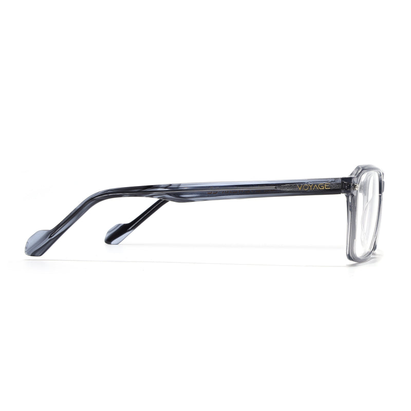 Voyage Glaze Grey Wayfarer Eyeglasses for Men & Women (FPK26019FMG8115)