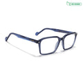Voyage Glaze Blue Wayfarer Eyeglasses for Men & Women (FPK26019FMG8116)