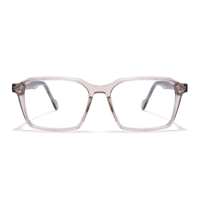 Voyage Glaze Brown Wayfarer Eyeglasses for Men & Women (FPK26019FMG8117)