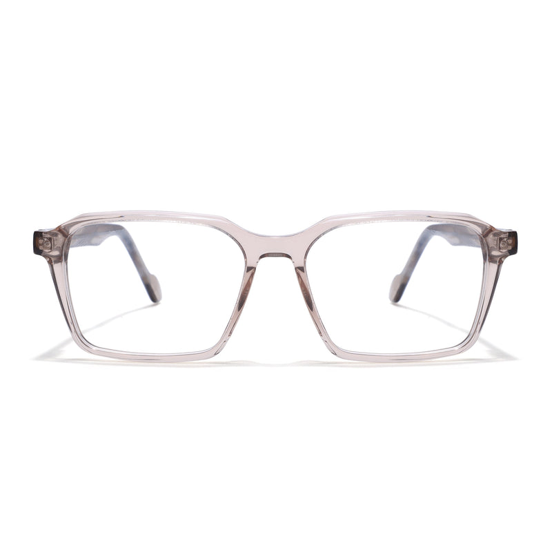 Voyage Glaze Brown Wayfarer Eyeglasses for Men & Women (FPK26019FMG8117)