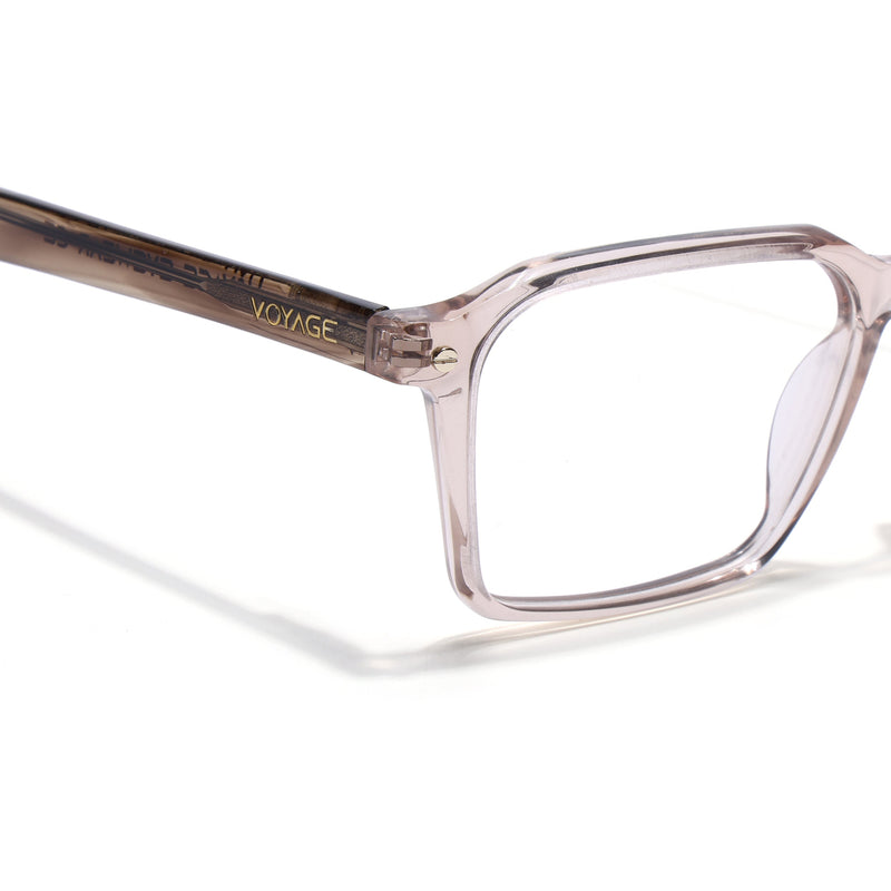 Voyage Glaze Brown Wayfarer Eyeglasses for Men & Women (FPK26019FMG8117)