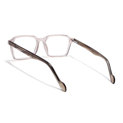 Voyage Glaze Brown Wayfarer Eyeglasses for Men & Women (FPK26019FMG8117)
