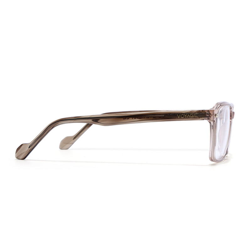 Voyage Glaze Brown Wayfarer Eyeglasses for Men & Women (FPK26019FMG8117)