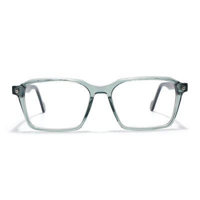Voyage Glaze Green Wayfarer Eyeglasses for Men & Women (FPK26019FMG8118)