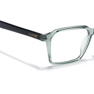 Voyage Glaze Green Wayfarer Eyeglasses for Men & Women (FPK26019FMG8118)