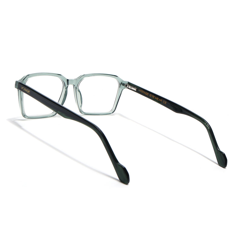 Voyage Glaze Green Wayfarer Eyeglasses for Men & Women (FPK26019FMG8118)
