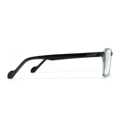 Voyage Glaze Green Wayfarer Eyeglasses for Men & Women (FPK26019FMG8118)
