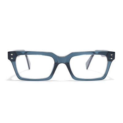 Voyage Glaze Green Rectangle Acetate Eyeglasses for Men & Women (FPK26022FMG8653)