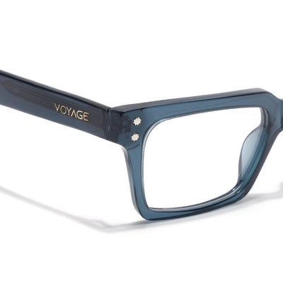 Voyage Glaze Green Rectangle Acetate Eyeglasses for Men & Women (FPK26022FMG8653)