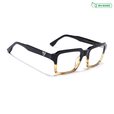 Voyage Glaze Black Wayfarer Eyeglasses for Men & Women (FPK26023FMG8124)