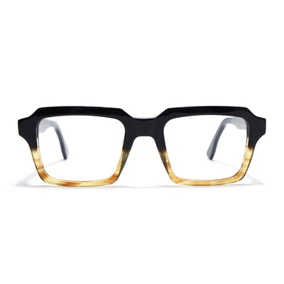 Voyage Glaze Black Wayfarer Eyeglasses for Men & Women (FPK26023FMG8124)