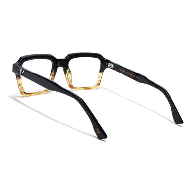 Voyage Glaze Black Wayfarer Eyeglasses for Men & Women (FPK26023FMG8124)