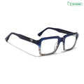 Voyage Glaze Blue Wayfarer Eyeglasses for Men & Women (FPK26023FMG8125)