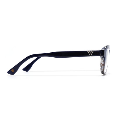 Voyage Glaze Blue Wayfarer Eyeglasses for Men & Women (FPK26023FMG8125)