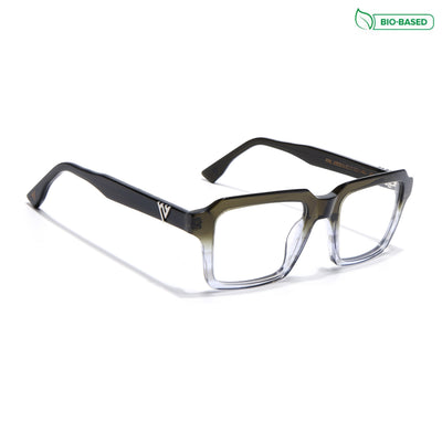 Voyage Glaze Green Wayfarer Eyeglasses for Men & Women (FPK26023FMG8126)