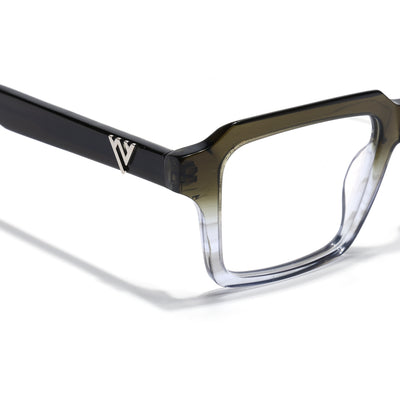 Voyage Glaze Green Wayfarer Eyeglasses for Men & Women (FPK26023FMG8126)