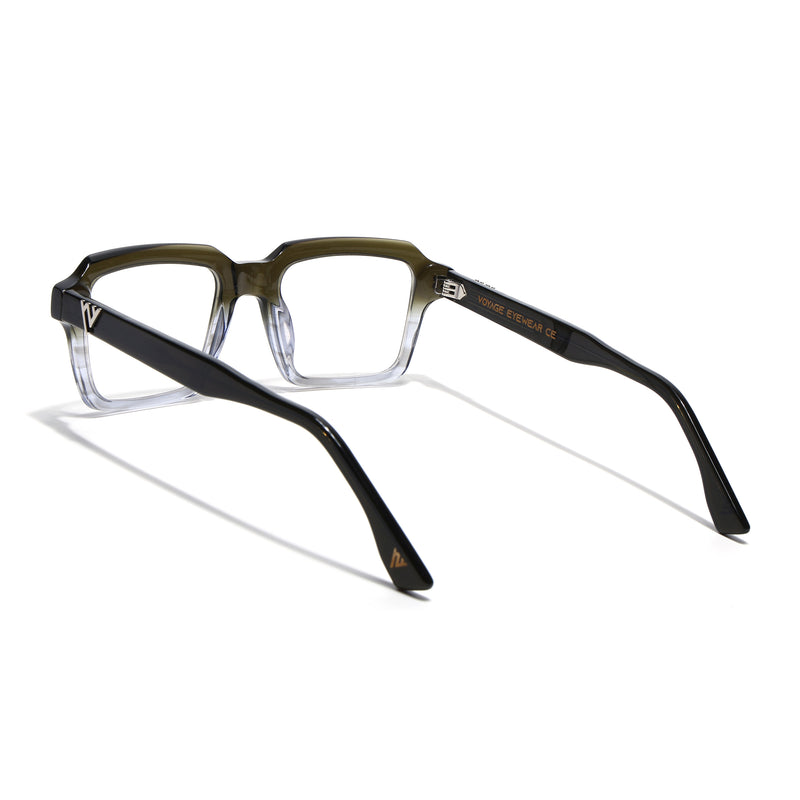 Voyage Glaze Green Wayfarer Eyeglasses for Men & Women (FPK26023FMG8126)
