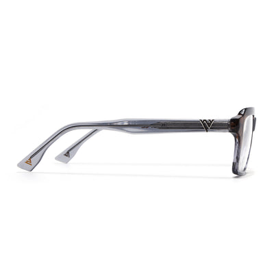 Voyage Glaze Brown Wayfarer Eyeglasses for Men & Women (FPK26023FMG8127)