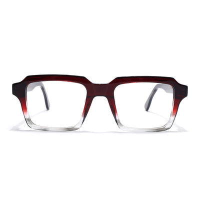 Voyage Glaze Wine Wayfarer Eyeglasses for Men & Women (FPK26023FMG8128)