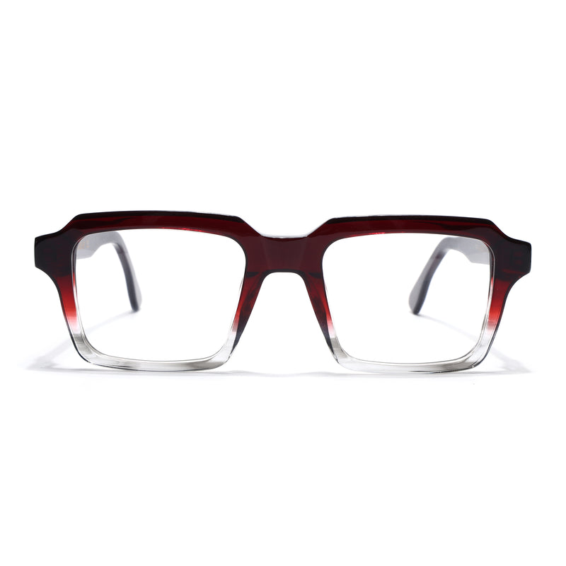 Voyage Glaze Wine Wayfarer Eyeglasses for Men & Women (FPK26023FMG8128)
