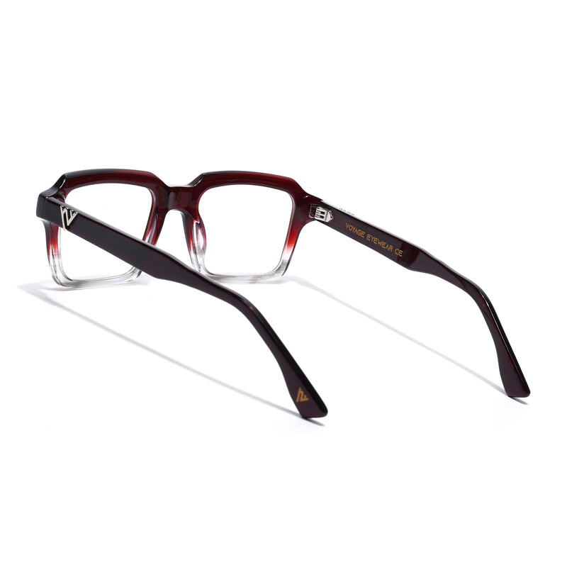Voyage Glaze Wine Wayfarer Eyeglasses for Men & Women (FPK26023FMG8128)