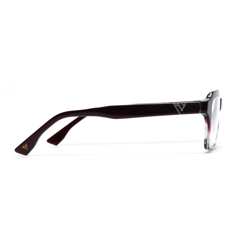 Voyage Glaze Wine Wayfarer Eyeglasses for Men & Women (FPK26023FMG8128)