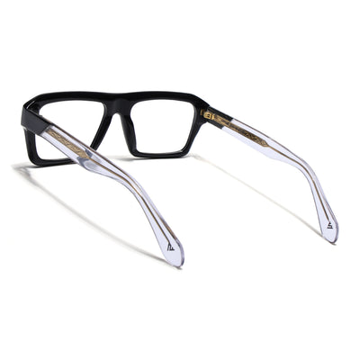 Voyage Glaze Black WayFarer Eyeglasses for Men & Women (FPK26024FMG9185)